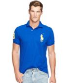 Polo Ralph Lauren Men's Custom-fit Big Pony Mesh Polo Shirt