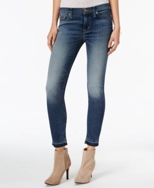 Hudson Jeans Raw-hem Envision Wash Ankle Skinny Jeans