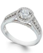 Diamond Engagement Ring (1 Ct. T.w.) In Platinum