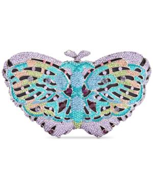 La Regale Crystal Butterfly Minaudiere