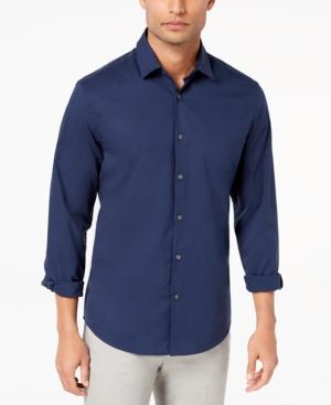 Alfani Men's Stretch Modern Solid Shirt, Created For Macy's