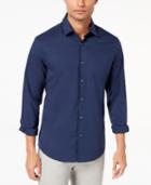Alfani Men's Stretch Modern Solid Shirt, Created For Macy's