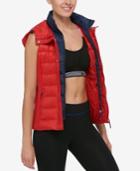 Tommy Hilfiger Sport Hooded Puffer Vest, Created For Macy's