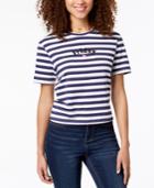Rebellious One Juniors' Cotton Friday Embroidered T-shirt