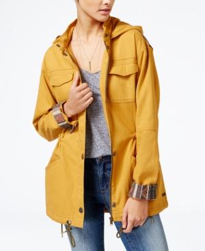 Roxy Hooded Printed-trim Anorak