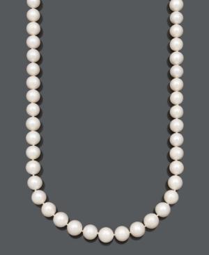 "belle De Mer Pearl Necklace, 24"" 14k Gold A+ Cultured Freshwater Pearl Strand (11-13mm)"