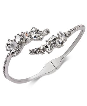 I.n.c. Silver-tone Crystal Cuff Bracelet, Created For Macy's