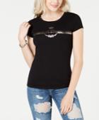 Guess Crew-neck Logo-graphic T-shirt