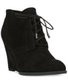 Franco Sarto Lennon Lace-up Wedge Ankle Booties Women's Shoes