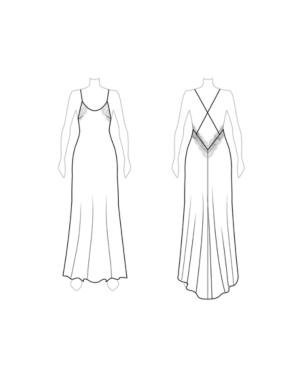 Customize: Add Skirt Train - Fame And Partners Lace-detail Slipdress With Train