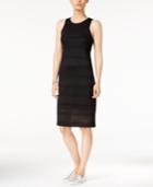 Armani Exchange Sleeveless Perforated Dress