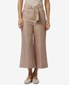 Avec Les Filles High-waisted Wide-leg Crop Pants
