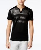 Inc International Concepts Faux Leather Minos T-shirt, Only At Macy's