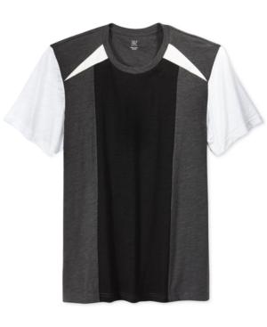 Inc International Concepts Choker Colorblocked T-shirt, Only At Macy's