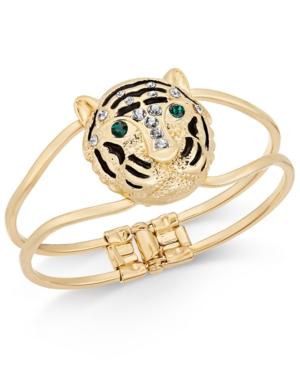 Thalia Sodi Gold-tone Tiger Hinge Bracelet, Only At Macy's