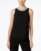 Calvin Klein Embellished Layered Shell