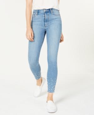 Joe's The Charlie Embellished Ankle Skinny Jeans