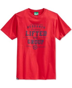 Lrg Men's Lifted Institute Graphic-print Logo T-shirt