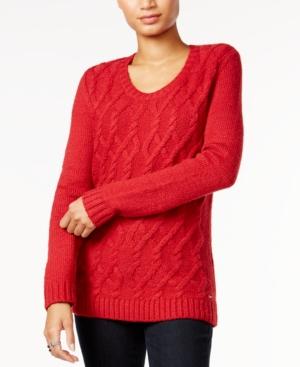 Tommy Hilfiger Lillian Cable-knit Sweater, Only At Macy's