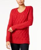 Tommy Hilfiger Lillian Cable-knit Sweater, Only At Macy's