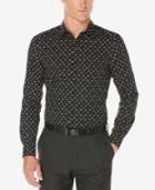 Perry Ellis Men's Non-iron Stretch Star-print Shirt