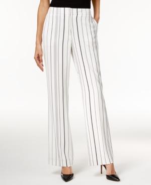 Calvin Klein Striped Wide-leg Pants
