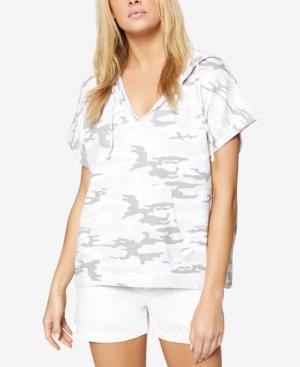 Sanctuary Bahia Cotton Camo-print Hoodie