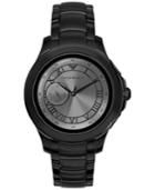 Emporio Armani Men's Black Stainless Steel Bracelet Touchscreen Smart Watch 46mm