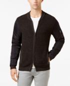 Calvin Klein Jeans Men's Big And Tall Full-zip Sweater