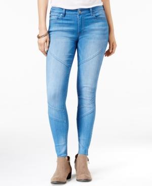 Celebrity Pink Juniors' Infinite Stretch Moto Ankle Skinny Jean