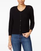 Maison Jules Honeycomb-stitch Cardigan, Only At Macy's