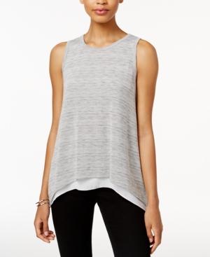 Bar Iii Heathered Contrast Top, Only At Macy's