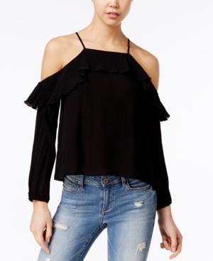 American Rag Off-the-shoulder Ruffled Top, Only At Macy's