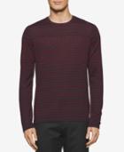 Calvin Klein's Men's Jagged-striped Sweater