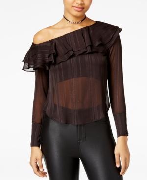 The Edit By Seventeen Juniors' One-shoulder Top, Created For Macy's