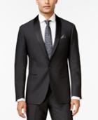 Ryan Seacrest Distinction Slim-fit Gray Textured Shawl Lapel Tuxedo Jacket, Only At Macy's