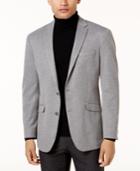 Kenneth Cole Reaction Men's Slim-fit Light Gray Knit Soft-tailored Sport Coat