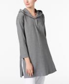 Eileen Fisher Organic Cotton Hooded Tunic