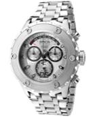 Invicta Men's Swiss Chronograph Subaqua Stainless Steel Bracelet Watch 52mm 1565