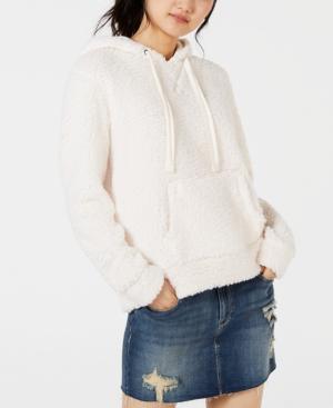 Hippie Rose Juniors' Faux-sherpa Pullover Hoodie