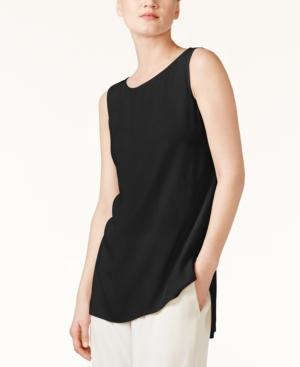Eileen Fisher System Silk High-low Shell, Regular & Petite