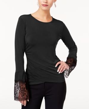 Kobi Lace-trim Top, Created For Macy's