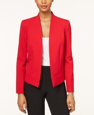 Tahari Asl Petite Bi-stretch Open-front Jacket