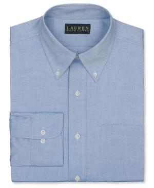 Lauren Ralph Lauren Pinpoint Solid Dress Shirt