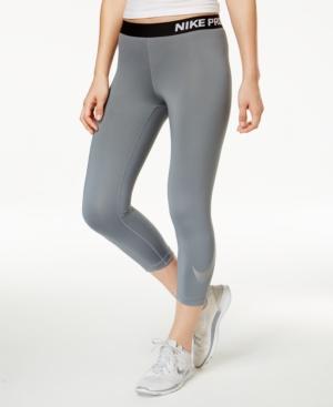 Nike Pro Metallic Logo Dri-fit Capri Leggings