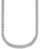 Victoria Townsend Diamond Collar Necklace In Silver-plated Brass (1 Ct. T.w.)