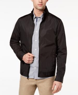 Ryan Seacrest Distinction Men's Slim-fit Black Full-zip Jacket, Created For Macy's