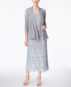 R & M Richards Lace Gown And Jacket