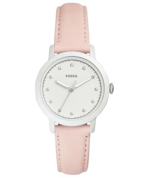 Fossil Women's Neely Beige Leather Strap Watch 34mm
