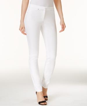 Alfani Petite Rivet-detail Skinny Pants, Only At Macy's